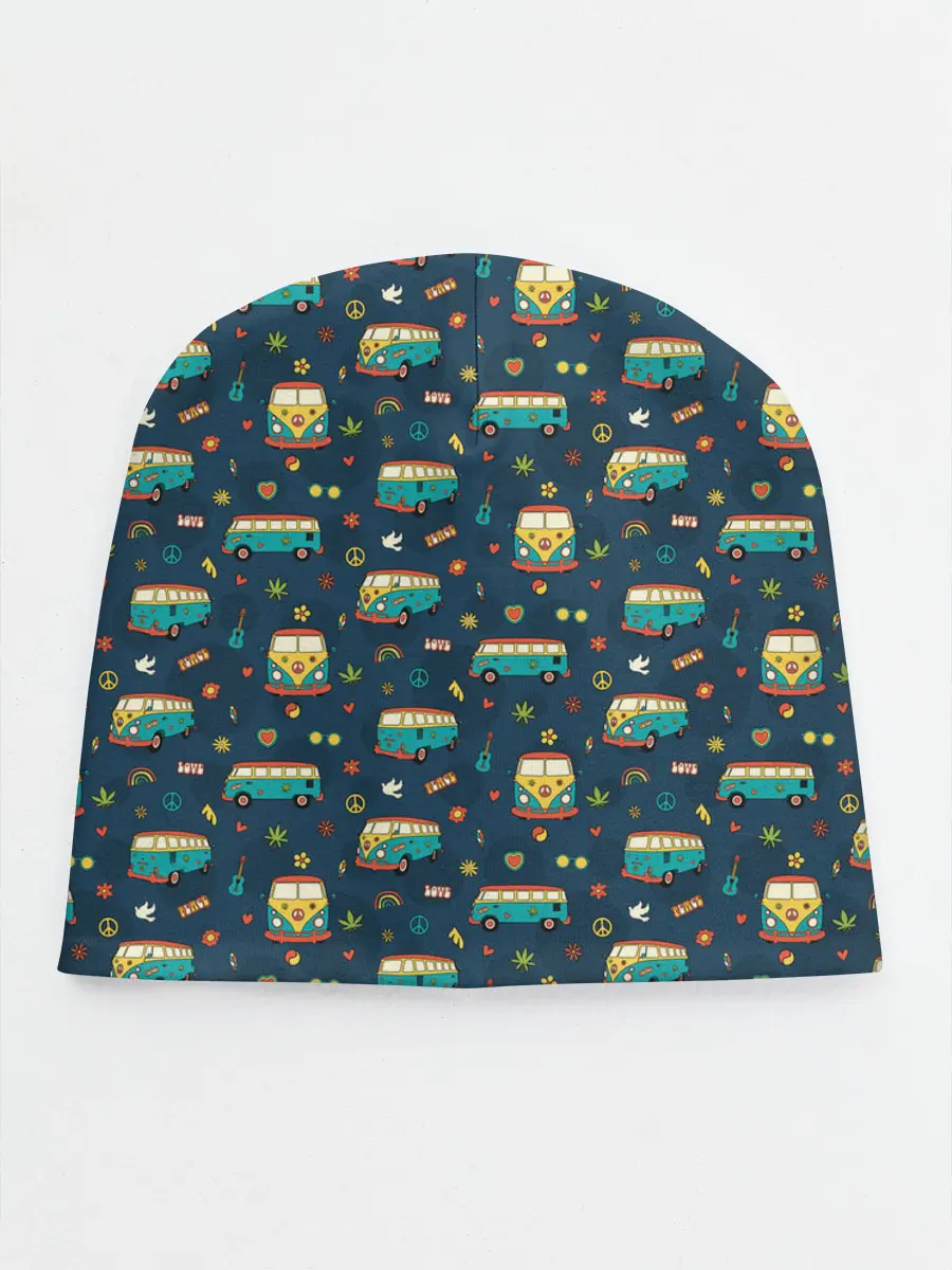 Детская шапка / Фургоны хиппи