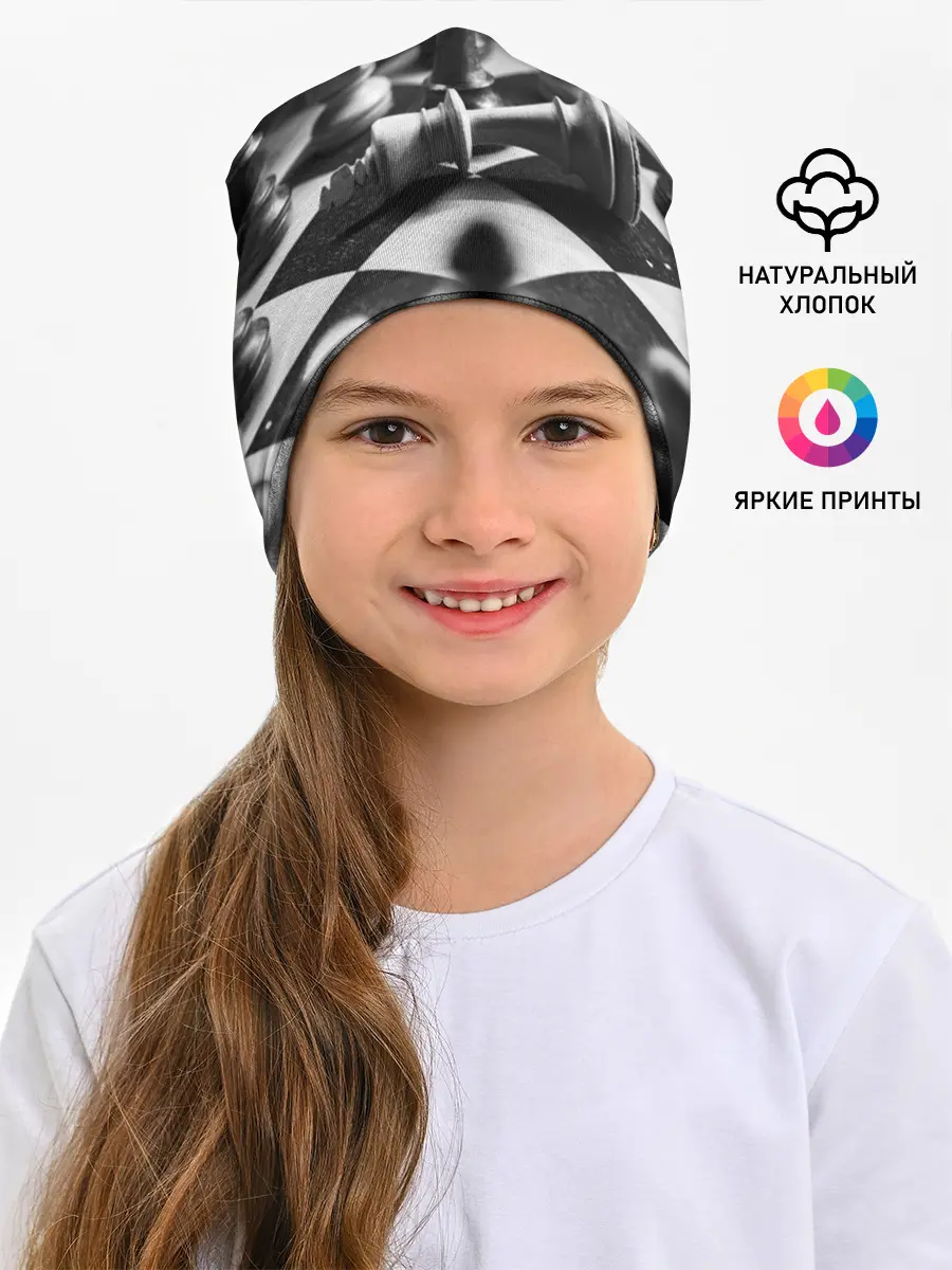 Детская шапка / Шахматы