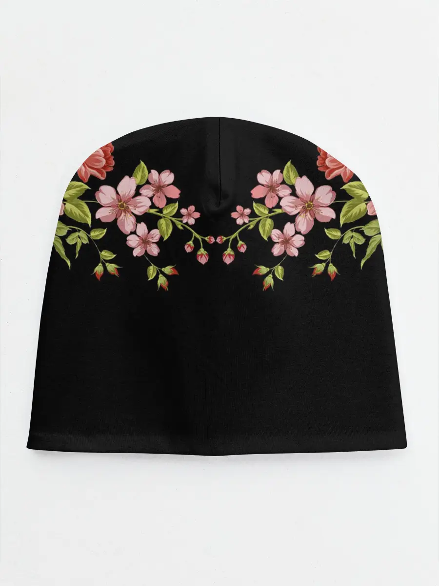 Детская шапка / Цветы