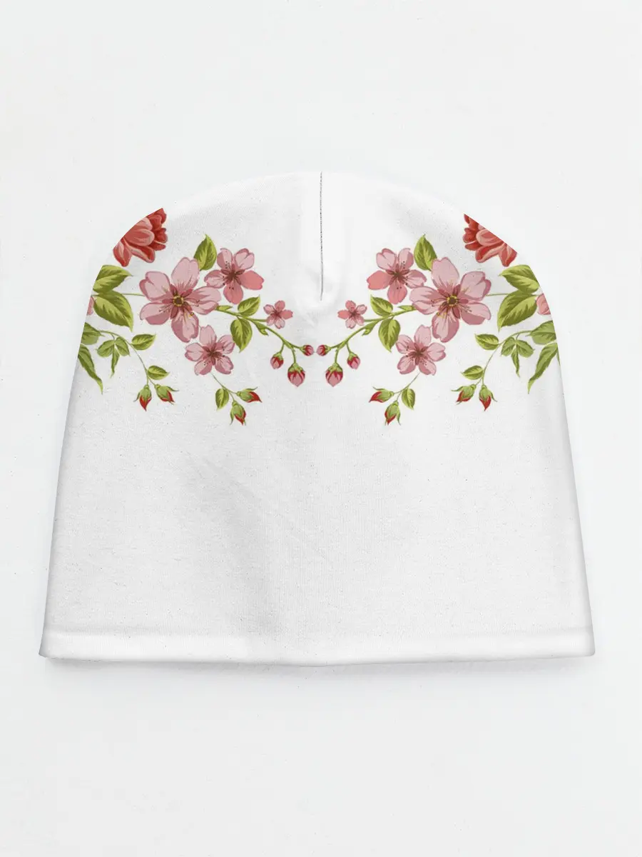 Детская шапка / Цветы