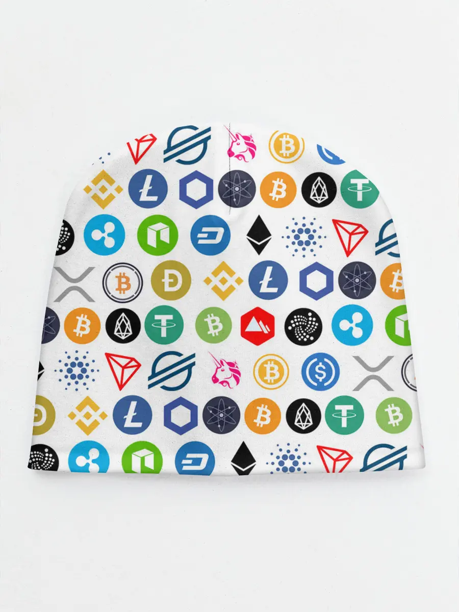 Детская шапка / BITCOIN PATTERN | БИТКОИН