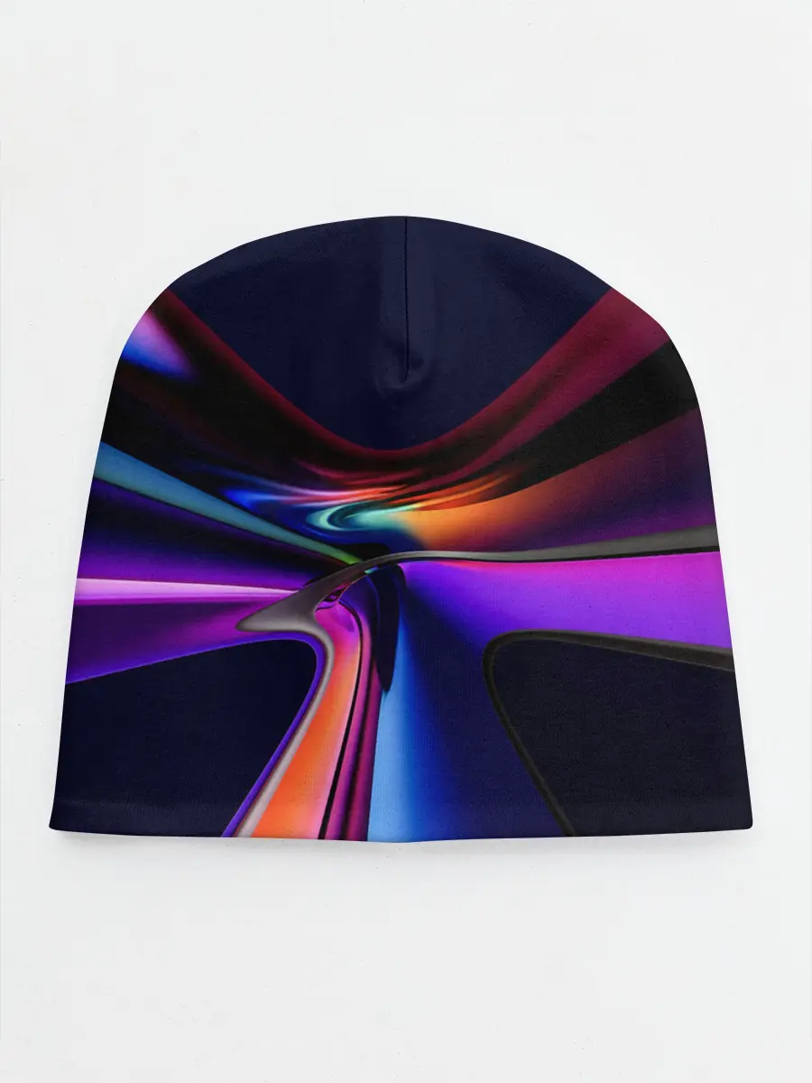 Детская шапка / Красочные светящиеся линии
