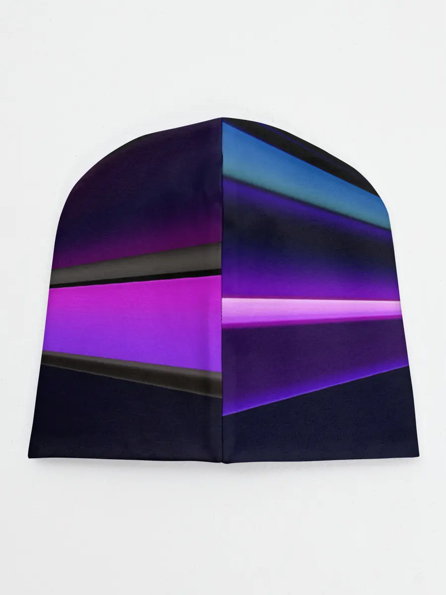 Детская шапка / Красочные светящиеся линии