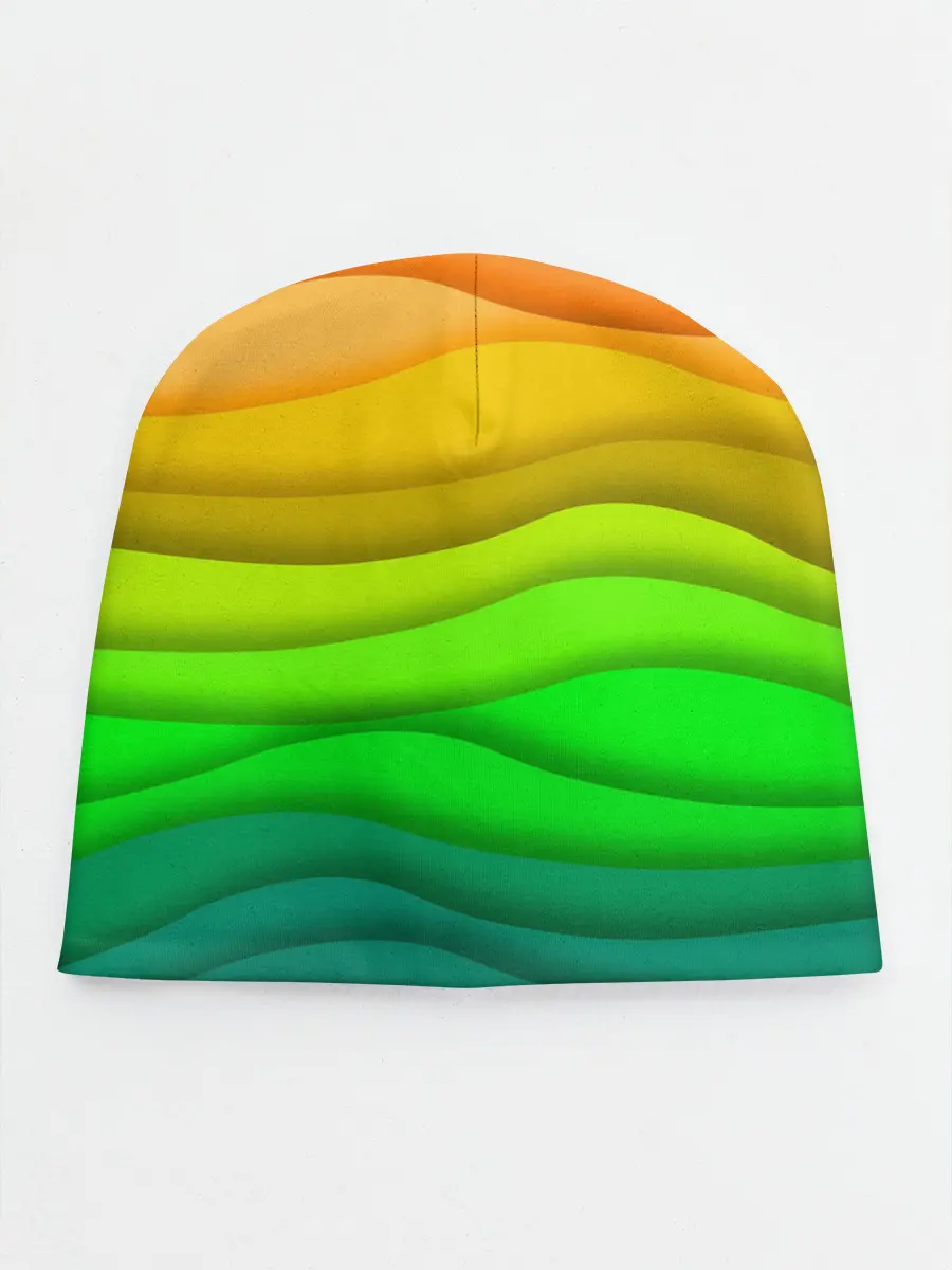 Детская шапка / Цветные волны