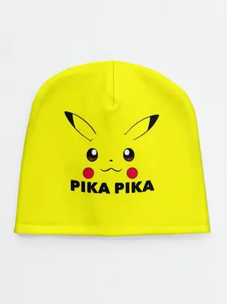 Детская шапка / Пикачу с хвостом