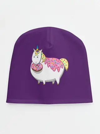 Детская шапка / Единорог | Пончик