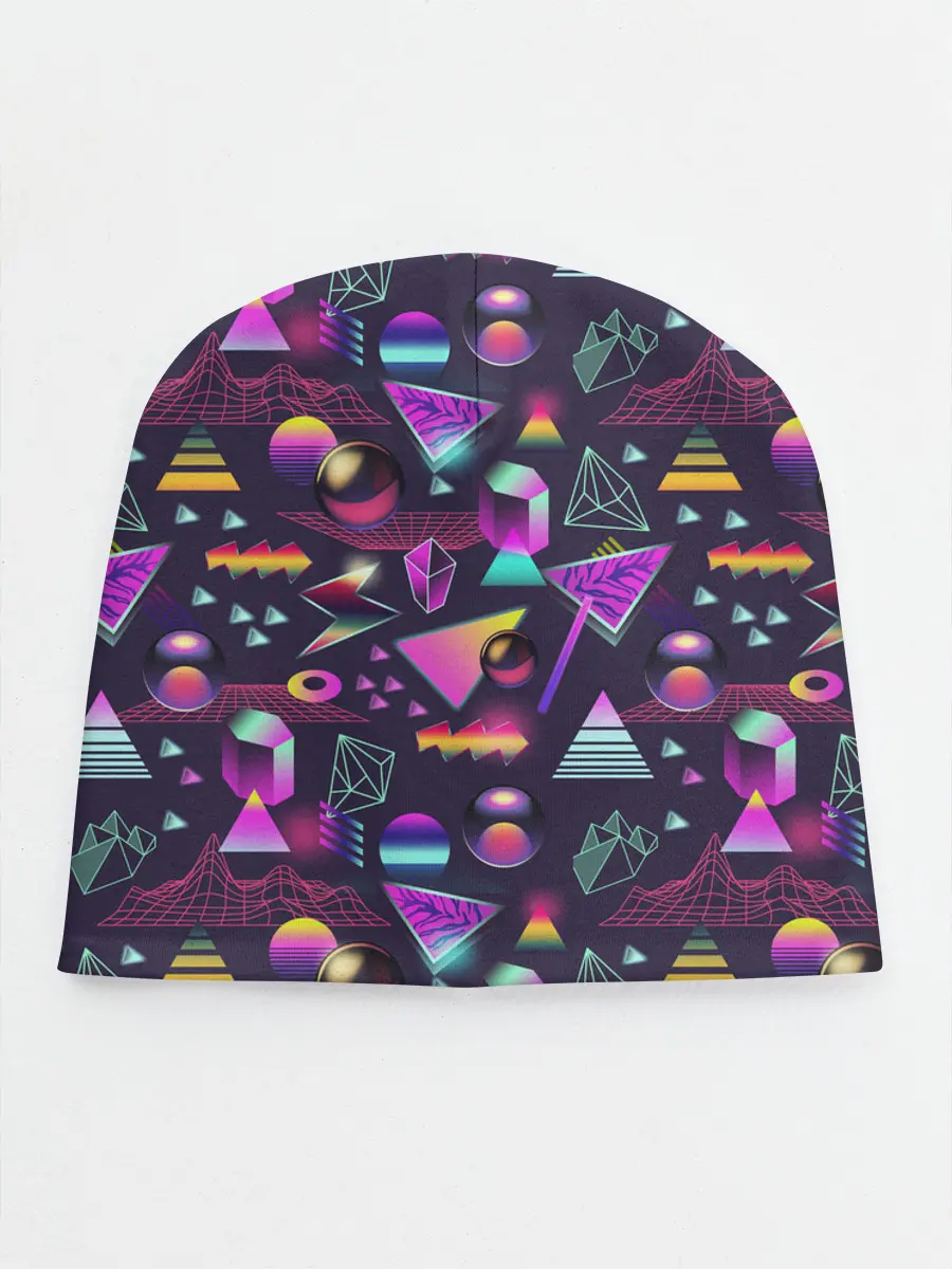 Детская шапка / Vaporwave art