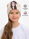 Детская шапка / девочка в очках милая