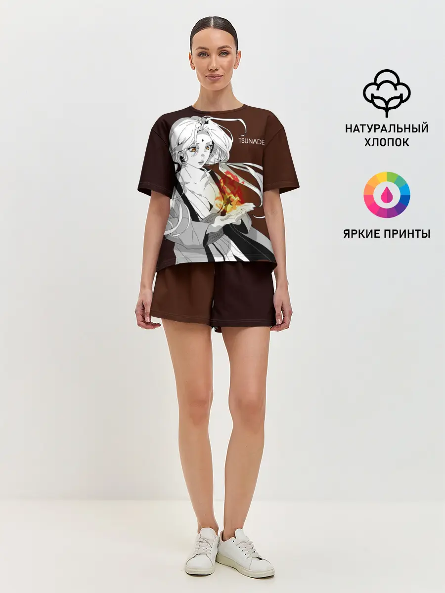 Женская пижама с шортами / Цунаде