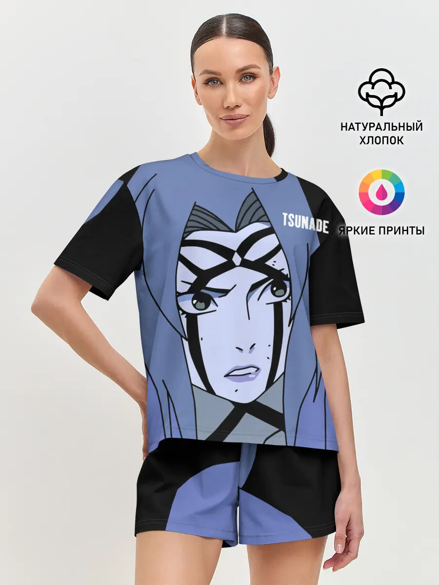 Женская пижама с шортами / Цунаде