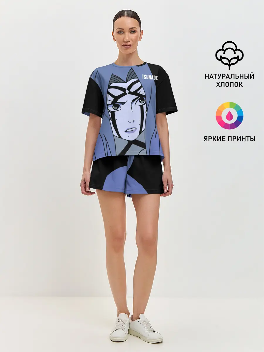 Женская пижама с шортами / Цунаде