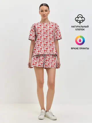 Женская пижама с шортами / Счастливчик