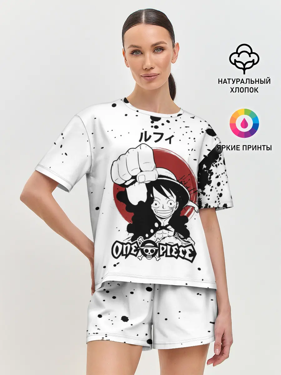 Женская пижама с шортами / Манки Д. Луффи One Piece