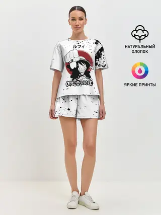 Женская пижама с шортами / Манки Д. Луффи One Piece