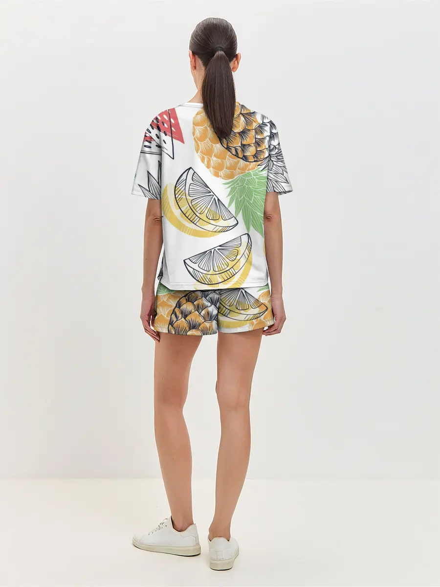 Женская пижама с шортами / Сочное настроение