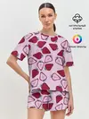 Женская пижама с шортами / Клубничка