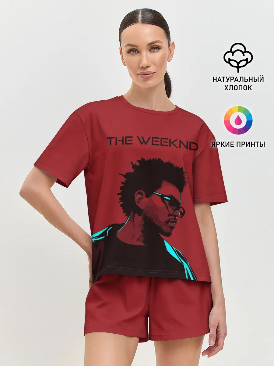 Женская пижама с шортами / the weeknd