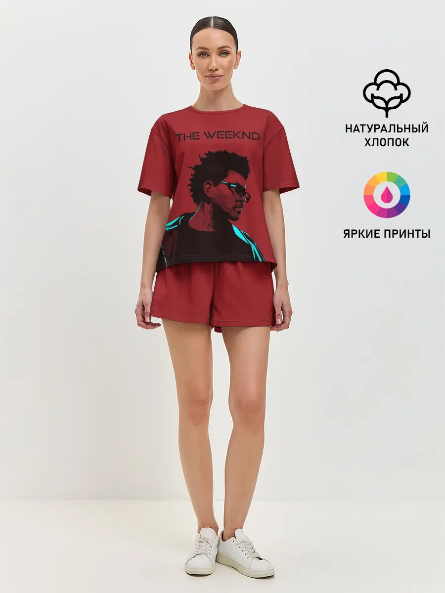 Женская пижама с шортами / the weeknd