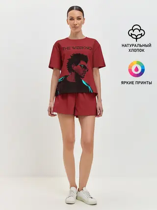 Женская пижама с шортами / the weeknd