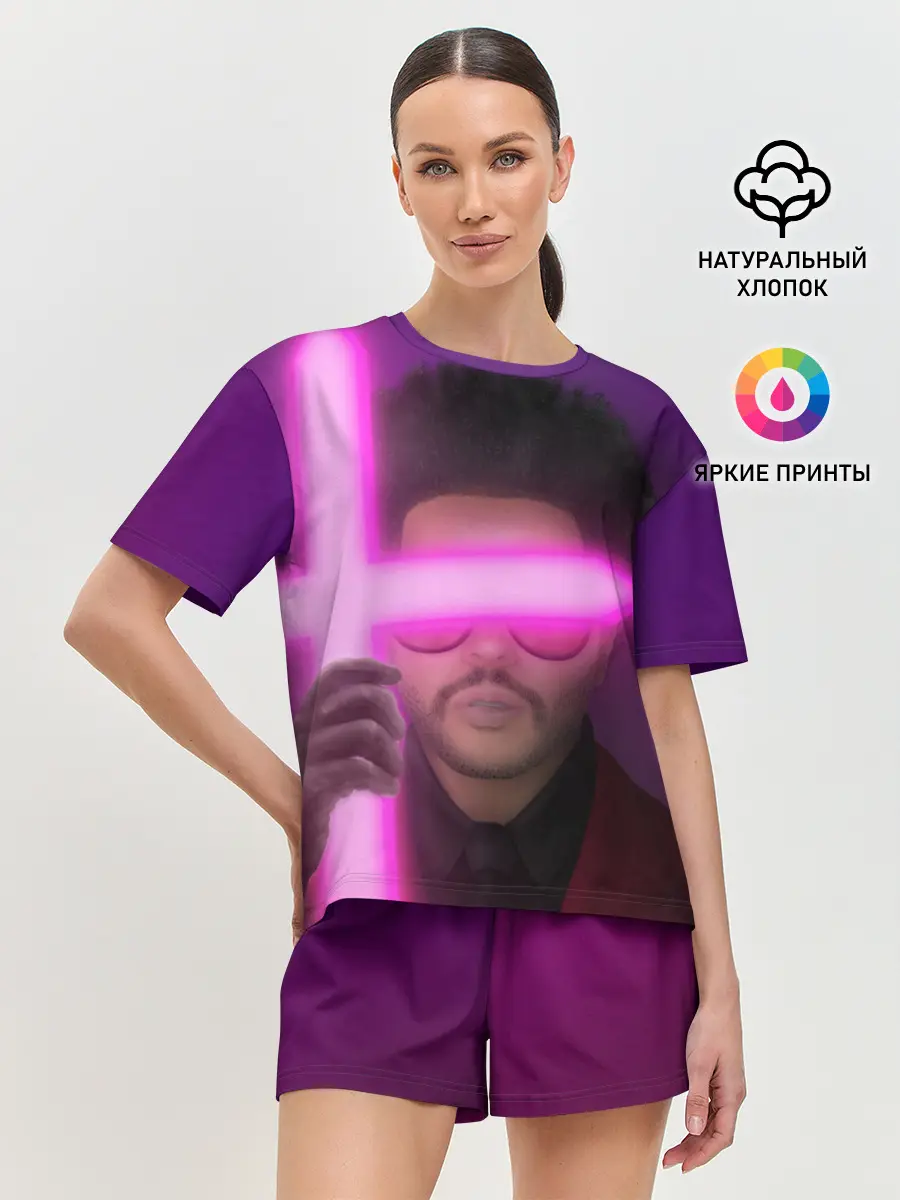 Женская пижама с шортами / The Weeknd - Blinding Lights