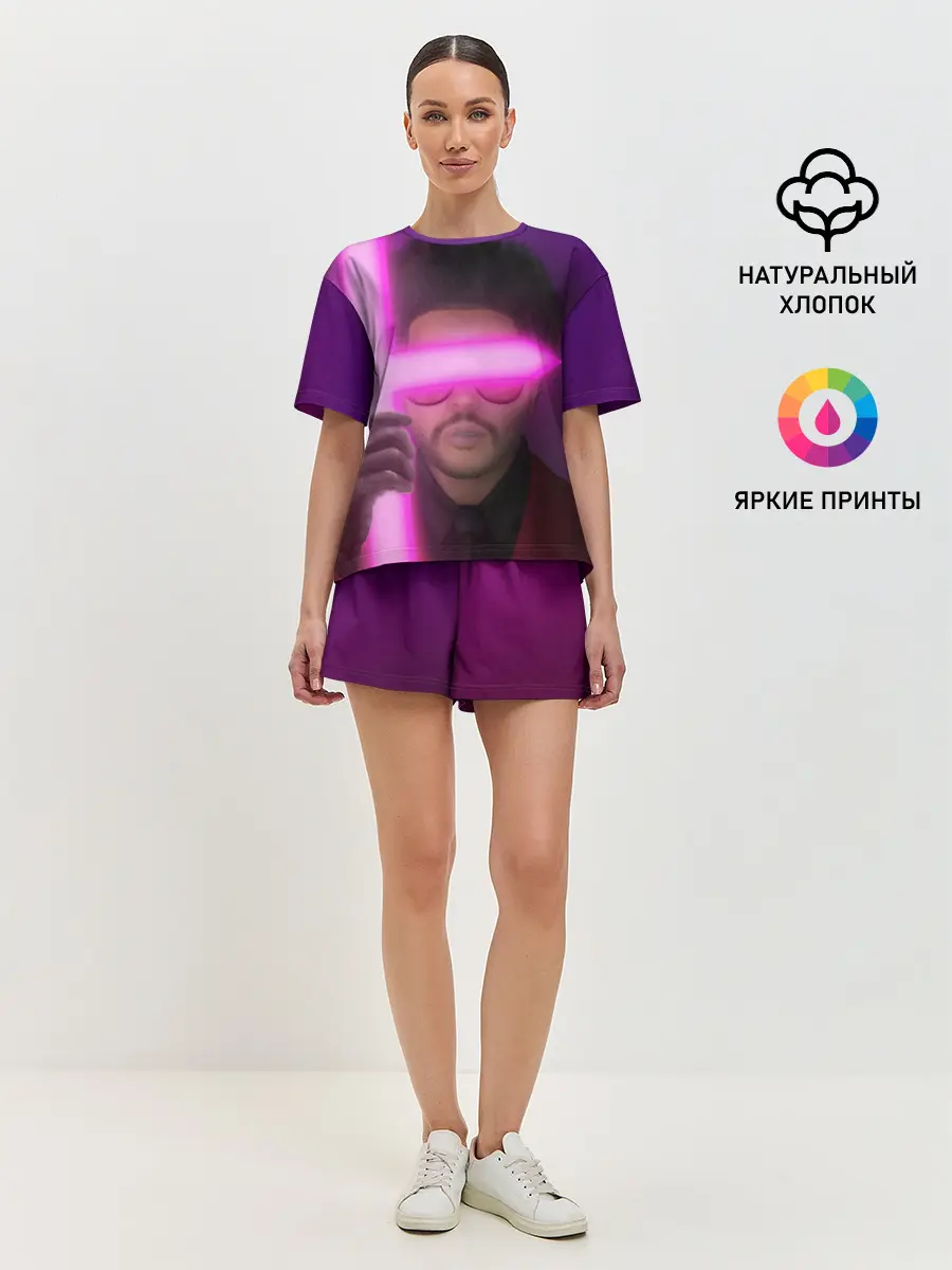 Женская пижама с шортами / The Weeknd - Blinding Lights