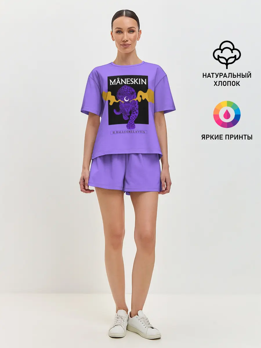 Женская пижама с шортами / Maneskin