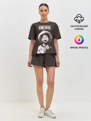Женская пижама с шортами / One Piece | Манки Д. Луффи