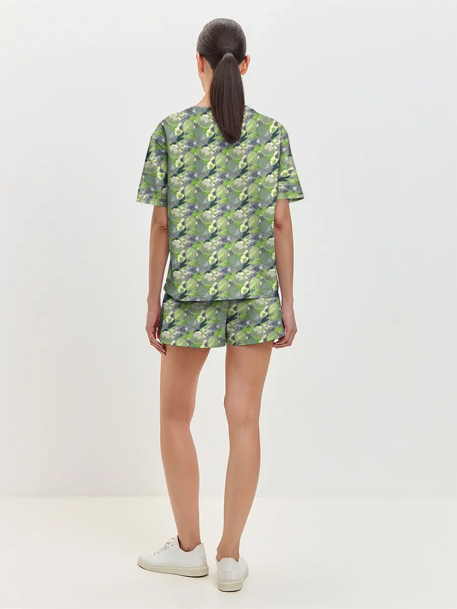 Женская пижама с шортами / Большой Теннис