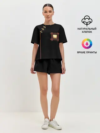 Женская пижама с шортами / Солнце в сердце