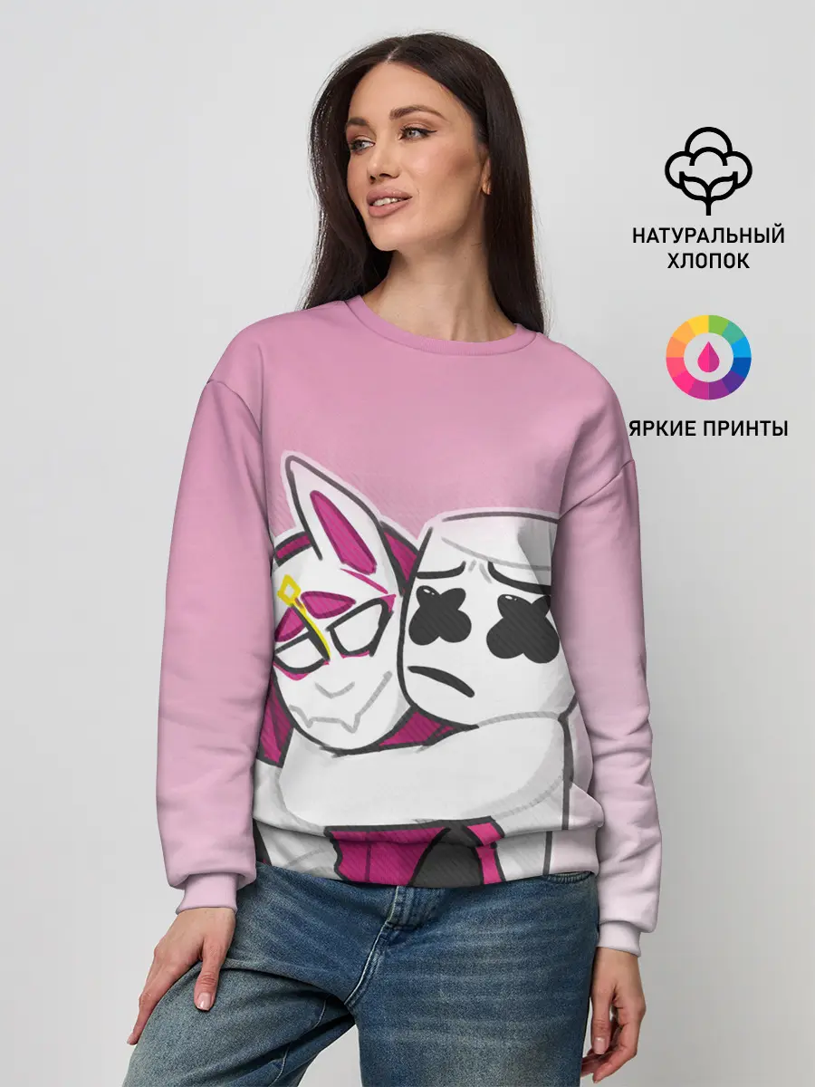 Женский свитшот / Fortnite Marshmello