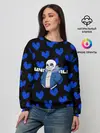 Женский свитшот / Undertale.