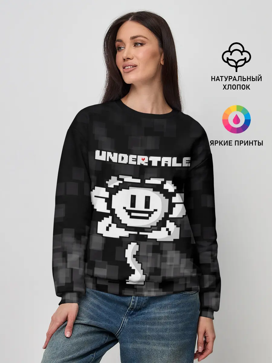 Женский свитшот / Undertale.