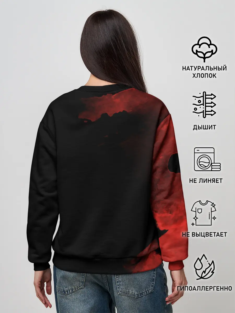 Женский свитшот / Kiss