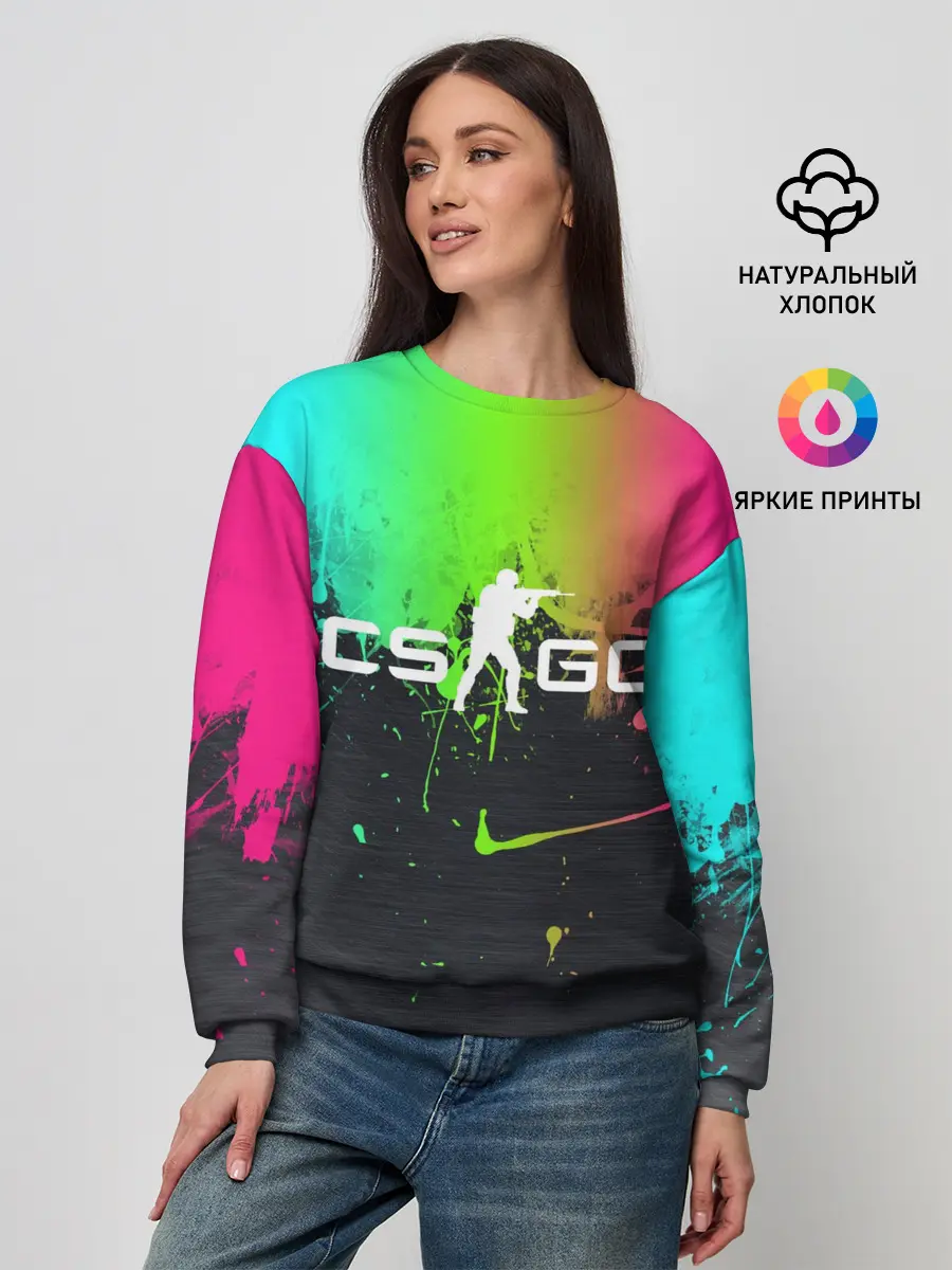 Женский свитшот / Фосфор CS:Go