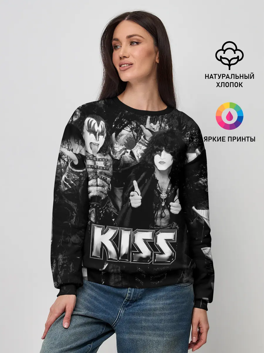 Женский свитшот / Kiss