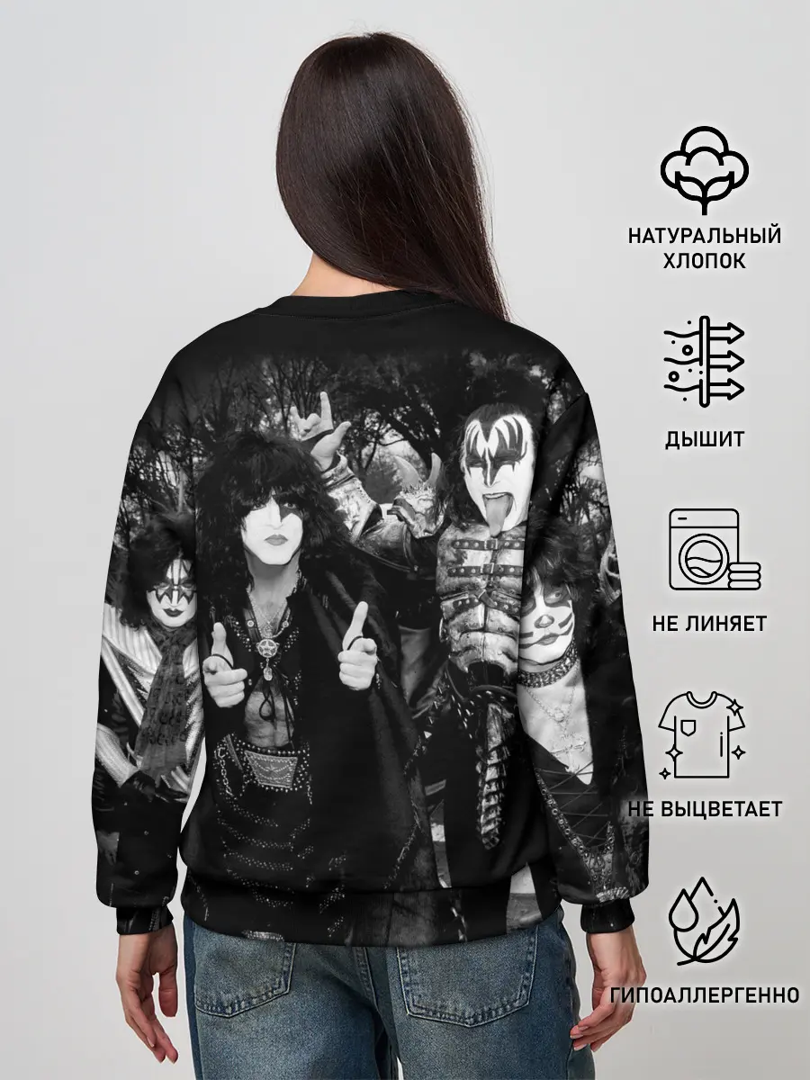 Женский свитшот / Kiss