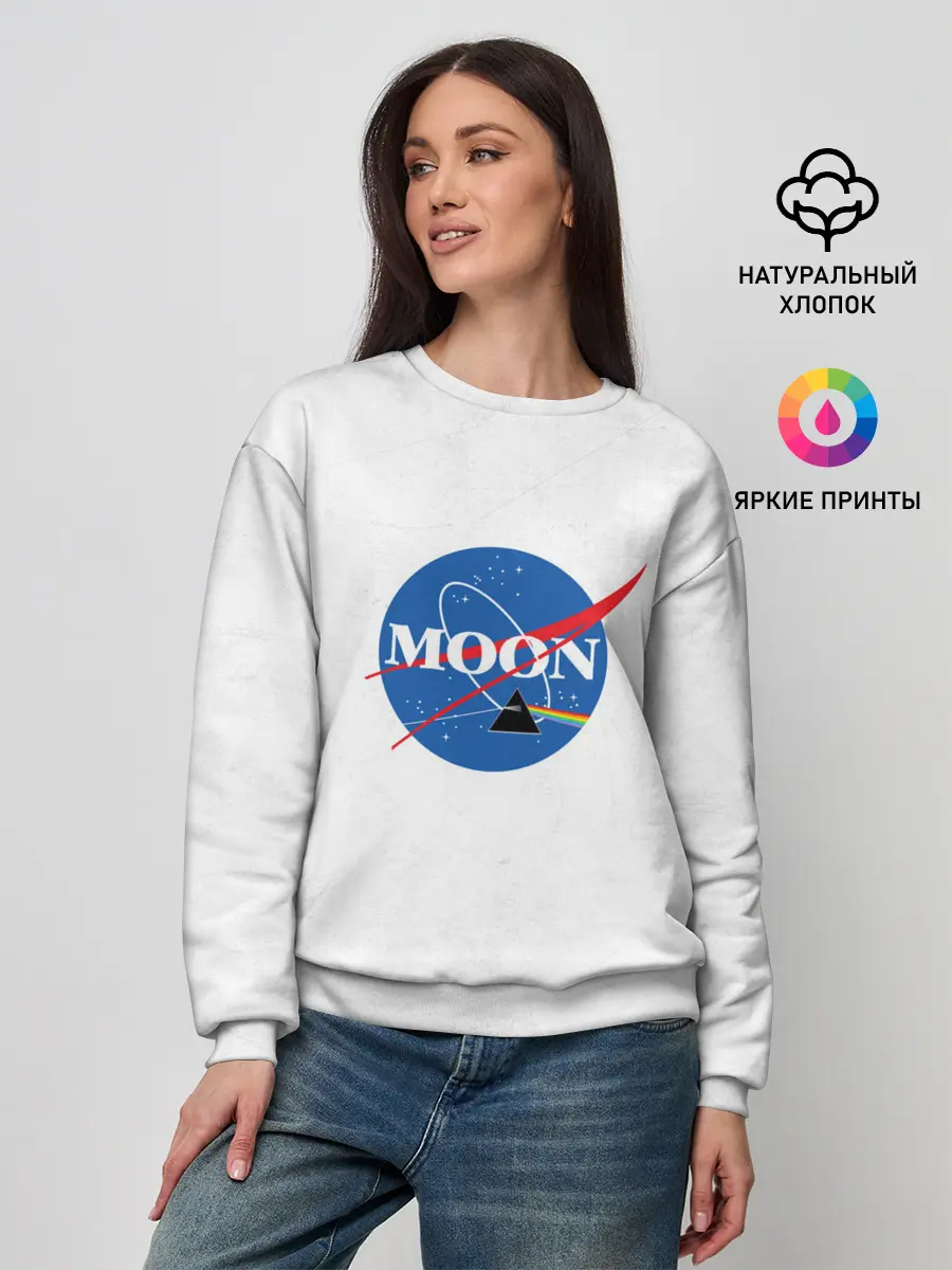 Женский свитшот / Moon Pink Floyd