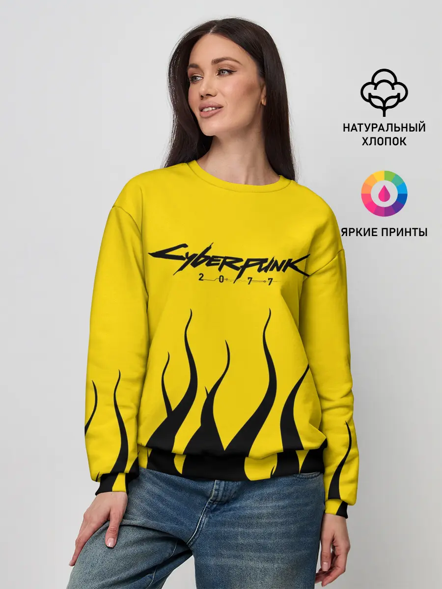 Женский свитшот / CYBERPUNK 2077