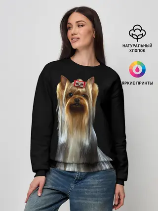 Женский свитшот / Йоркширский терьер