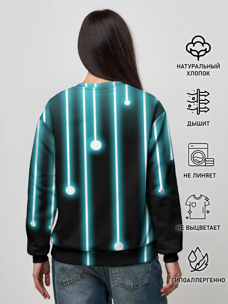 Женский свитшот / Неон