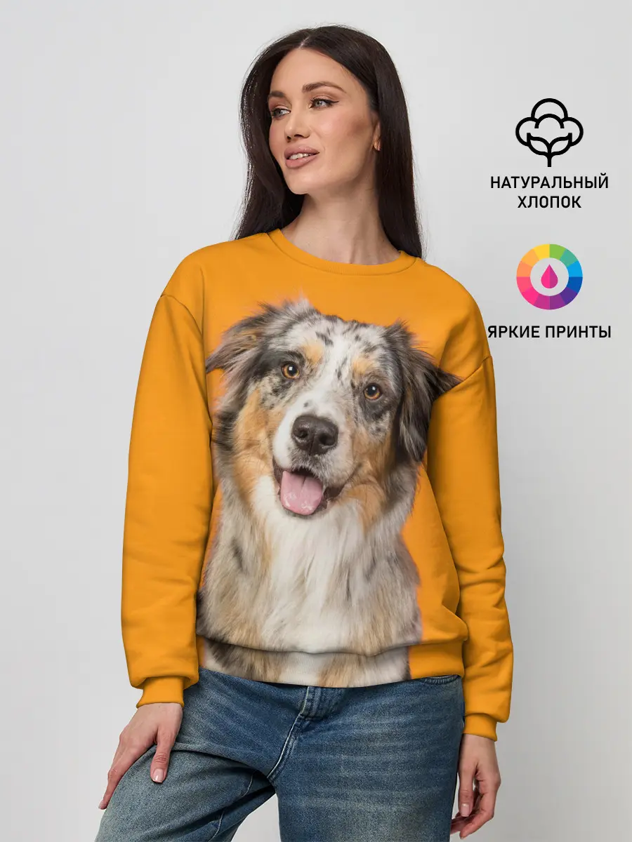 Женский свитшот / Австралийская овчарка