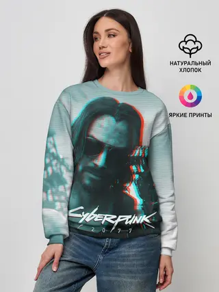 Женский свитшот / Cyberpunk 2077