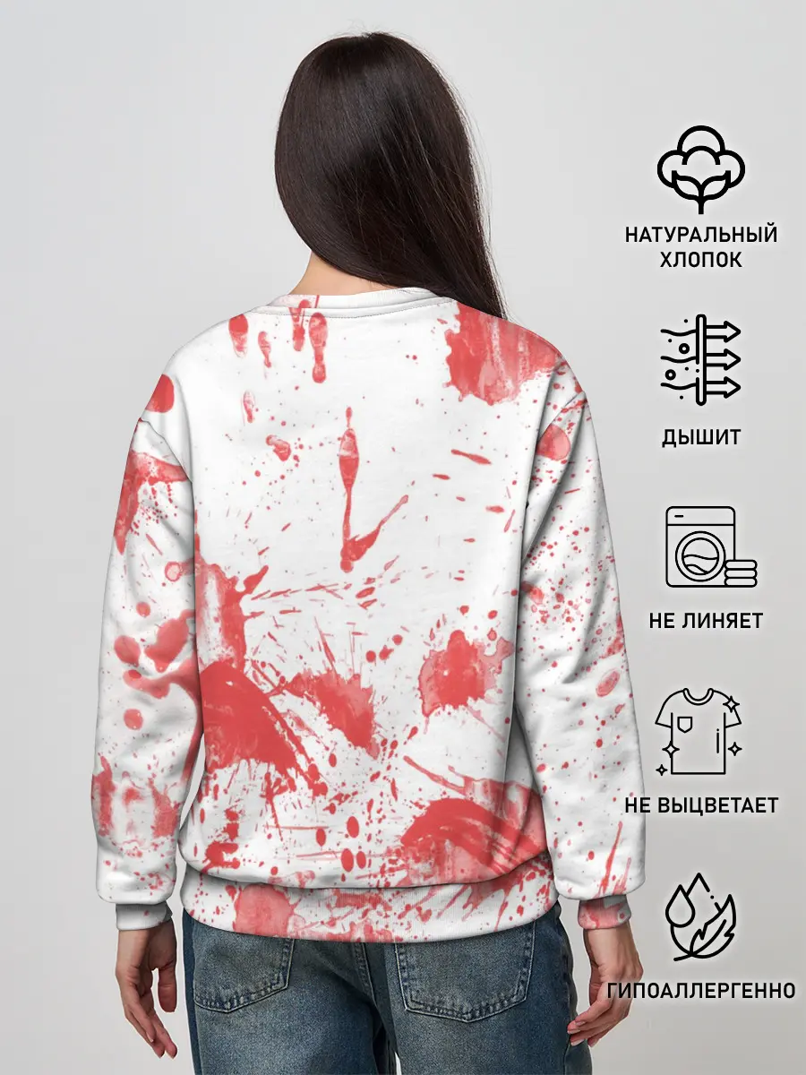 Женский свитшот / Красня кровь