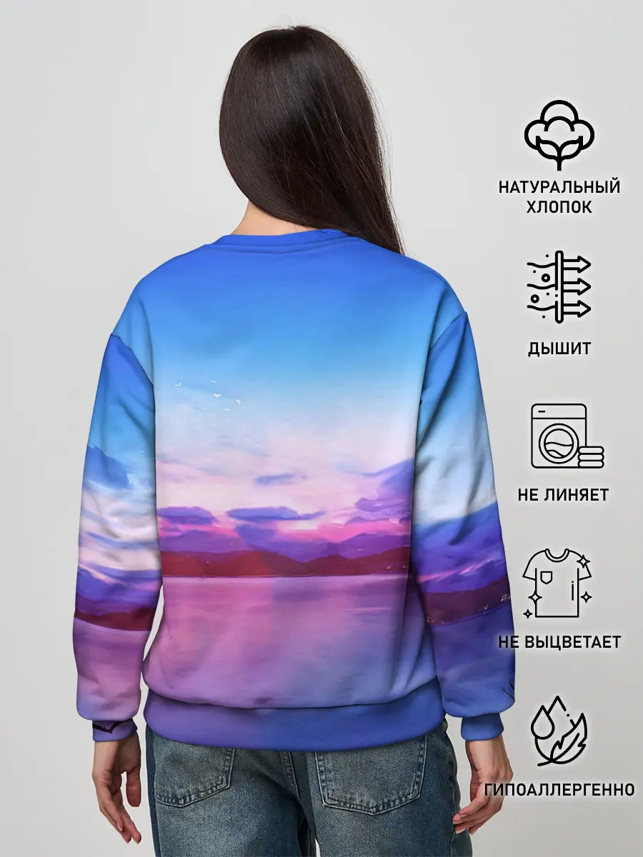 Женский свитшот / Anime Sunset