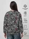 Женский свитшот / ЛОГОТИПЫ РОК ГРУПП