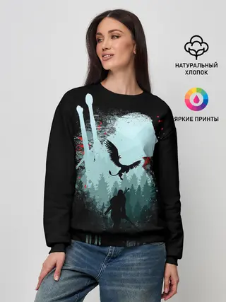 Женский свитшот / Ведьмак 3: Дикая Охота