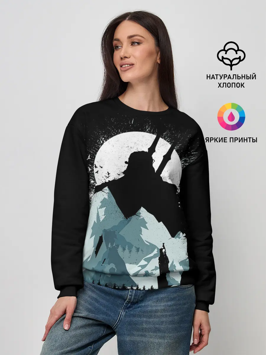 Женский свитшот / The Witcher 3: Wild Hunt