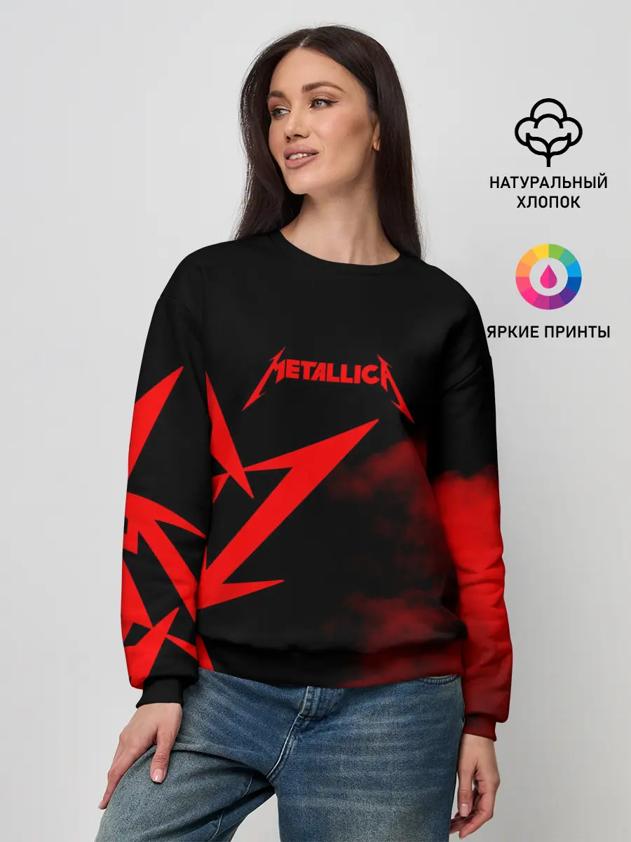 Женский свитшот / Metallica