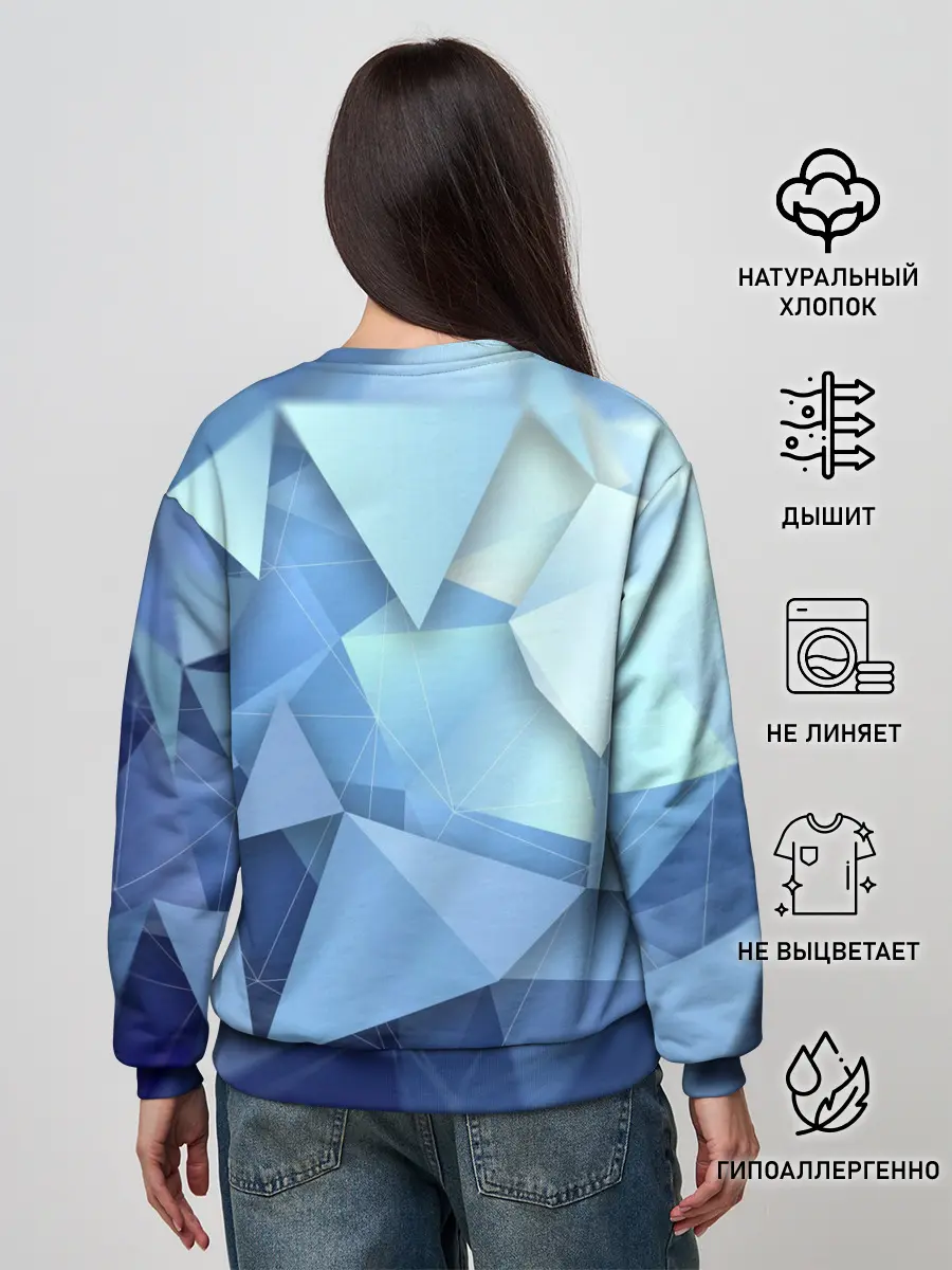 Женский свитшот / абстракция