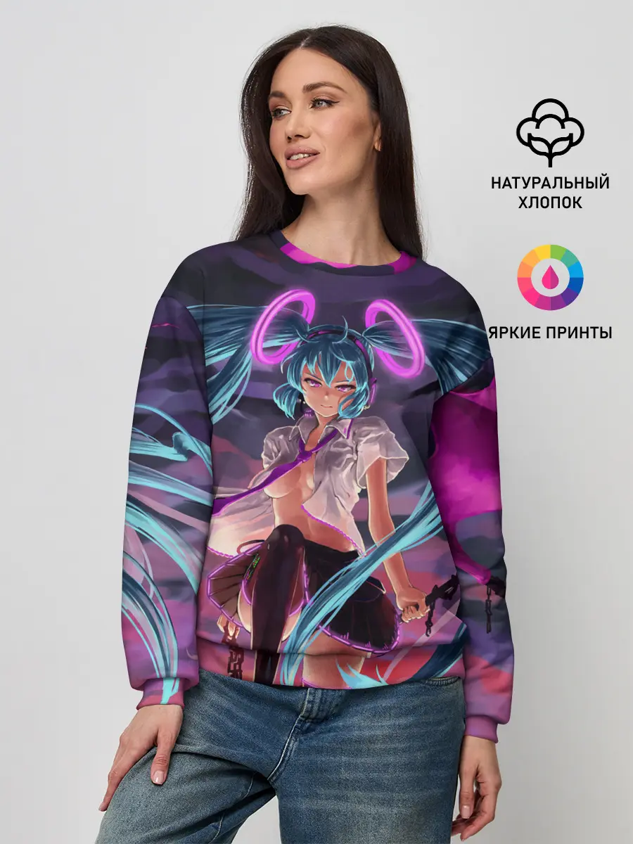 Женский свитшот / Geisga Hatsune Miku